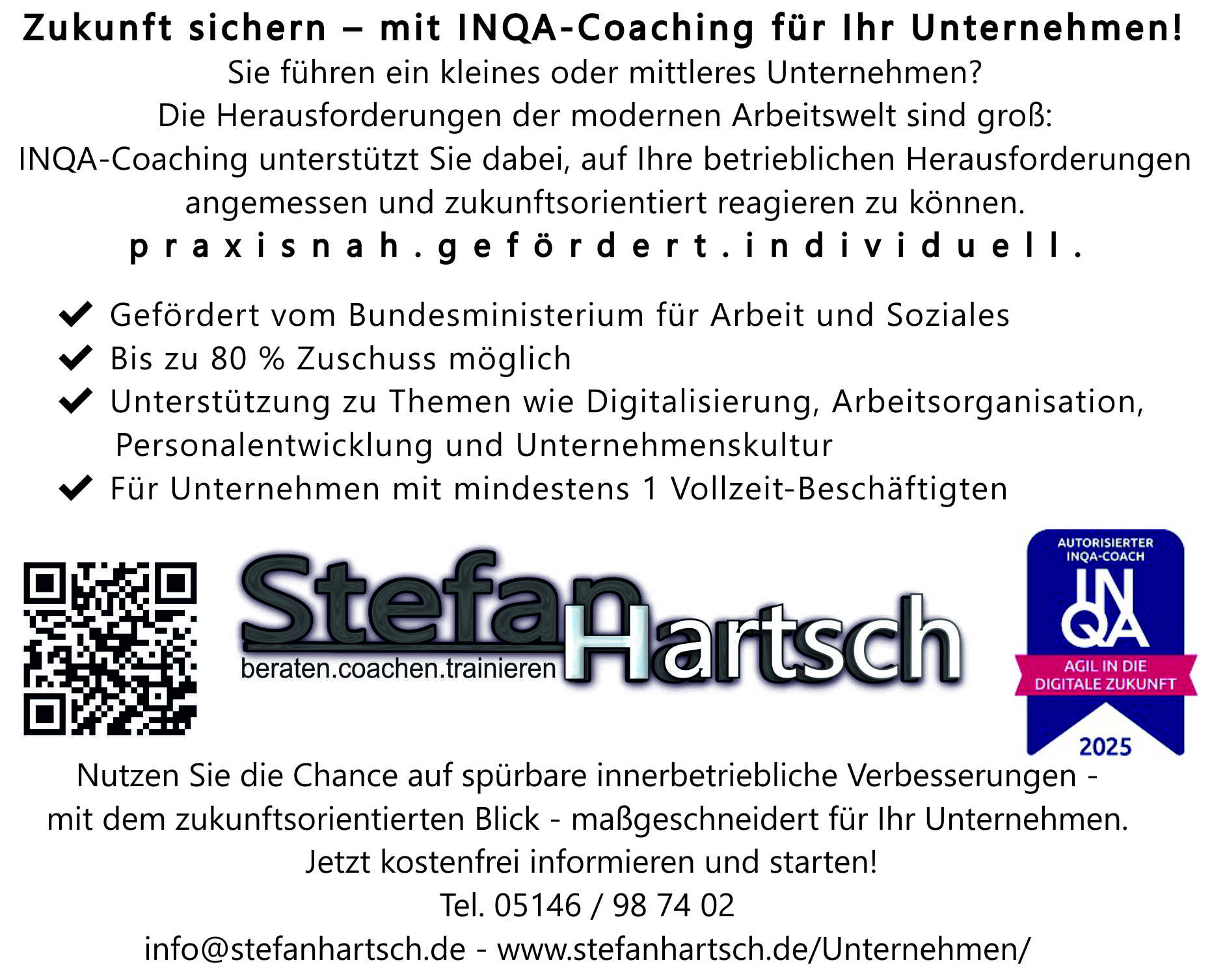 Berater und Coach und Heilpraktiker Stefan Hartsch